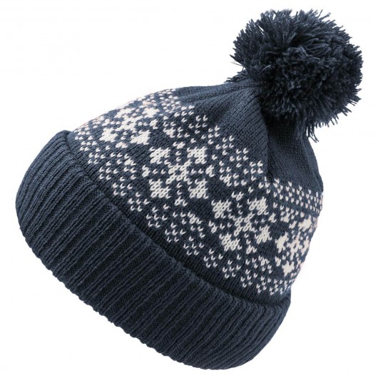 Navy Flake Beanies